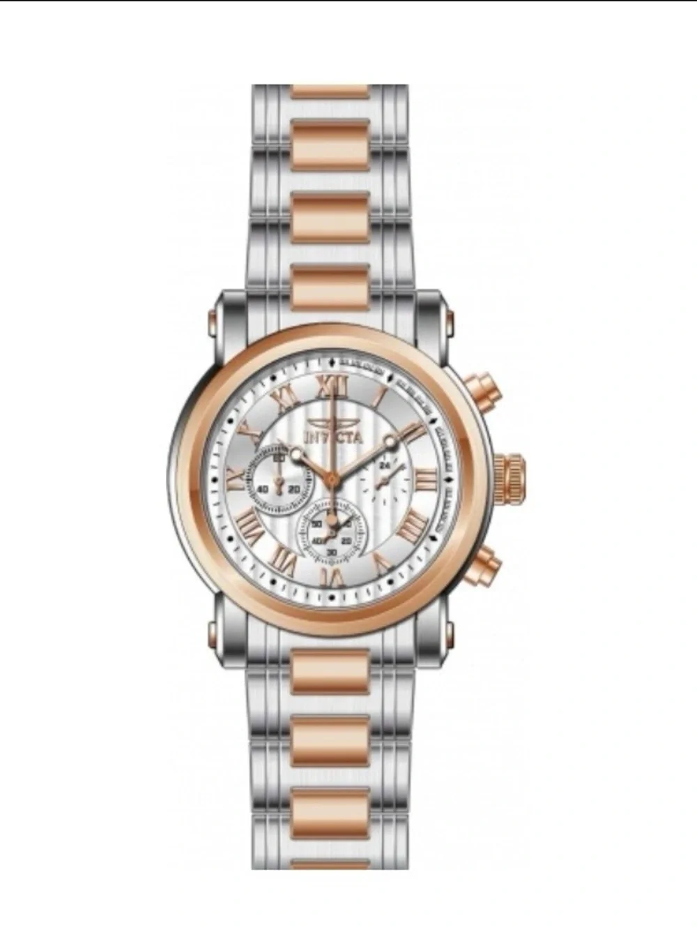 Invicta Men's Two-Tone Stainless Steel Chronograph Watch - Rose Gold & Silver